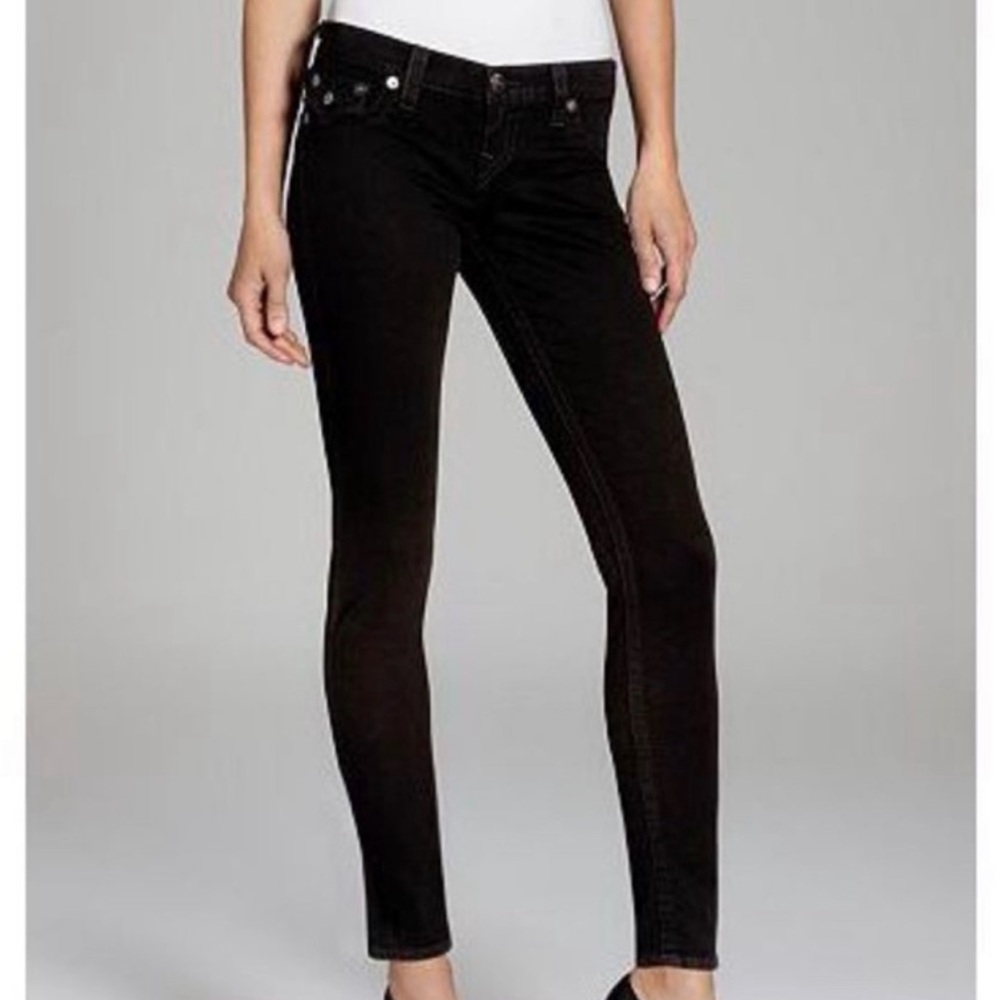 Black True Religion Jeans Jeggings